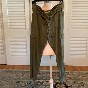 Loft Cargo Crop Pants